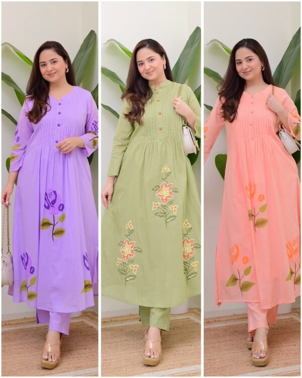 Cotton Fabric Hand Paint Kurti – Where Art Meets Comfort