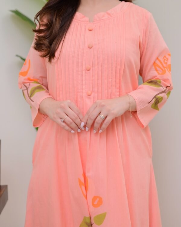 Cotton Fabric Hand Paint Kurti – Where Art Meets Comfort - Image 7