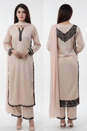 Chic Peach Salwar Suit – Effortless Grace in Every Stitch