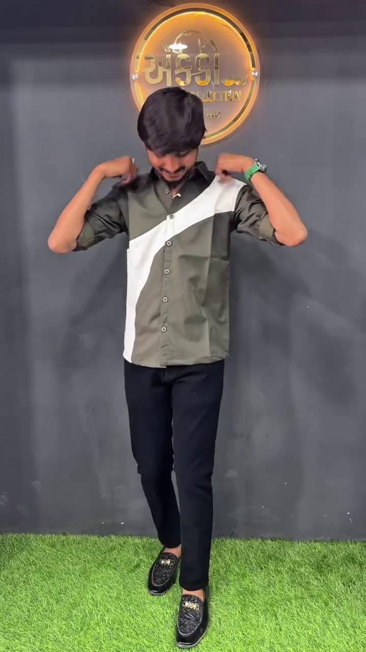 Comfort Slim Fit Spread Collar Cotton Casual Shirt - Image 4