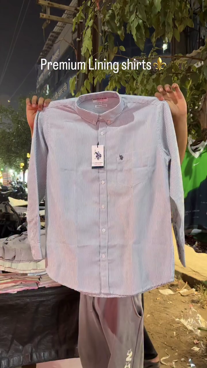 Slim Fit Striped Full Sleeves Casual Shirt