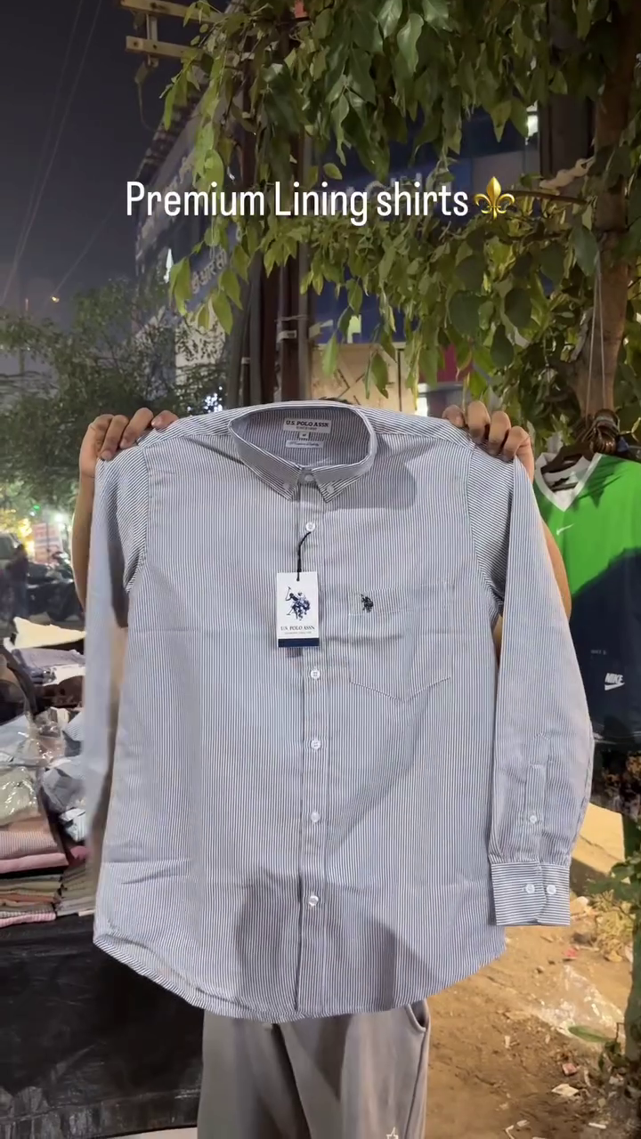 Slim Fit Striped Full Sleeves Casual Shirt - Image 4