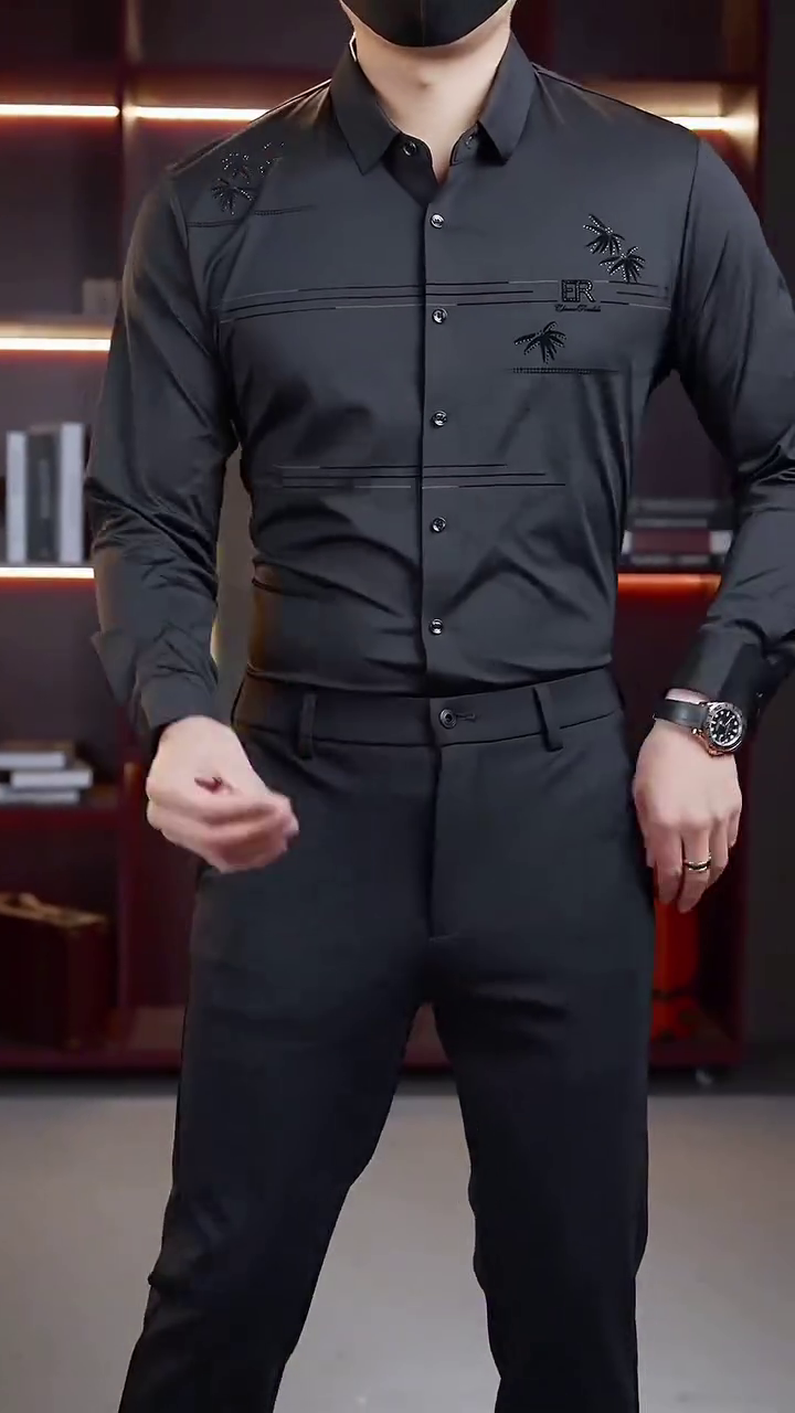 Men Straight Party Shirt