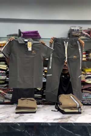 Men Solid Polo Collar Cotton Slim Fit T-shirt