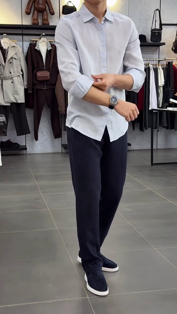 Men Spread Collar Comfort Casual Regular Fit Shirt - Image 10