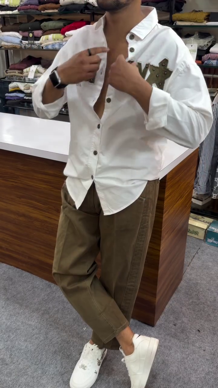 Cotton Original Fit Spread Collar Shirt - Image 7