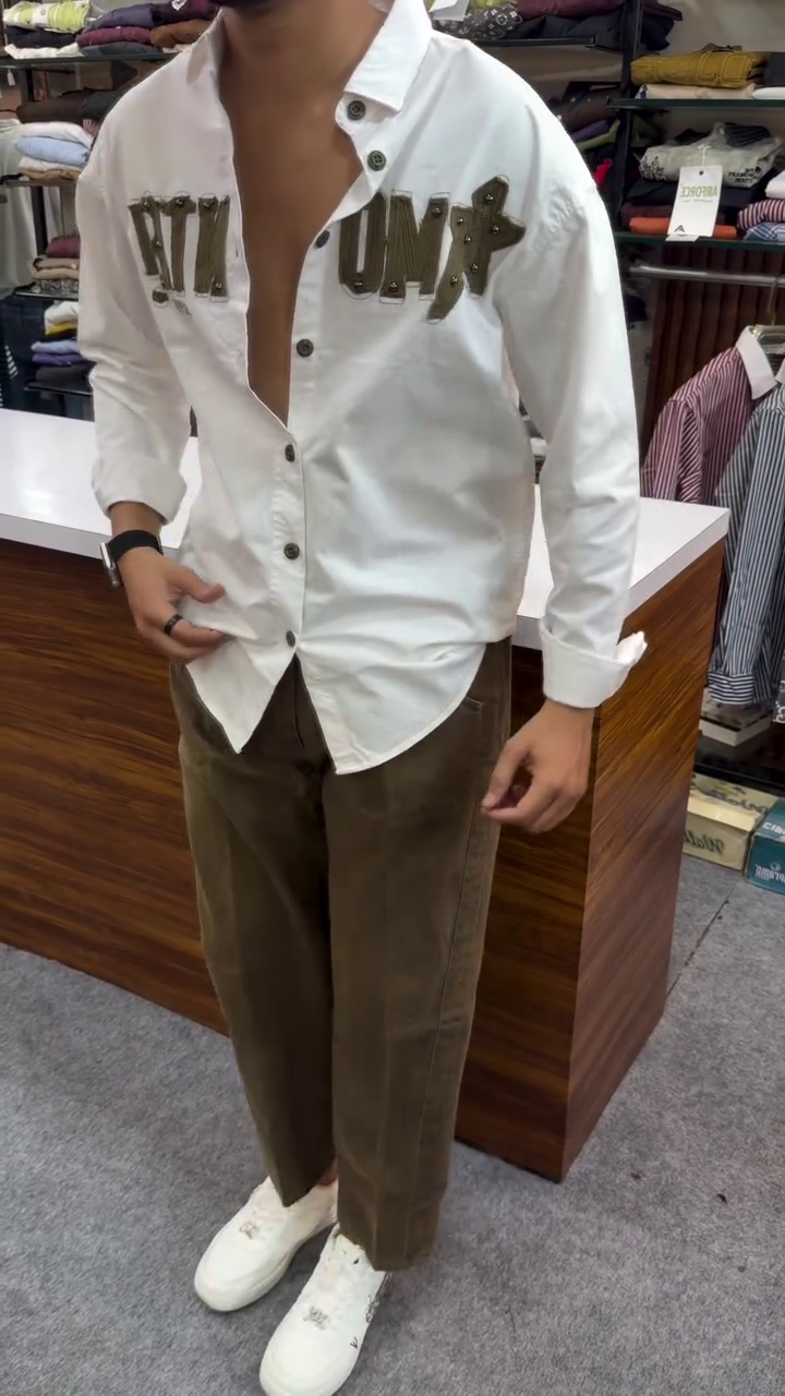 Cotton Original Fit Spread Collar Shirt - Image 6