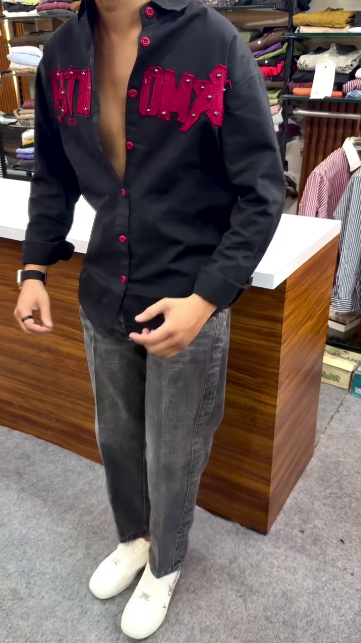 Cotton Original Fit Spread Collar Shirt - Image 3